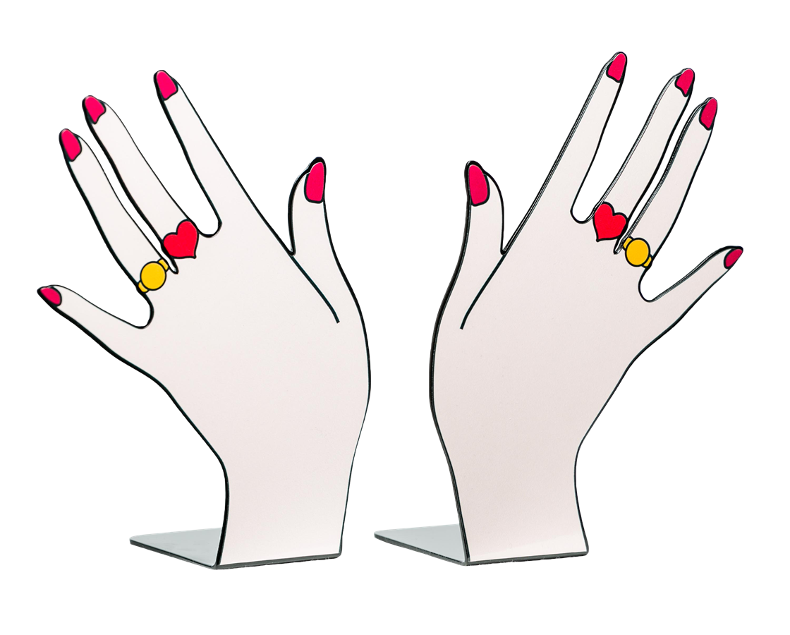 Embrace - red manicure